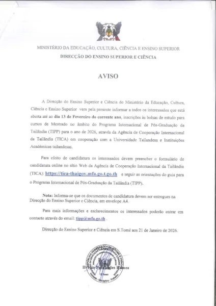 Bolsas de Estudo para Cursos de Mestrado