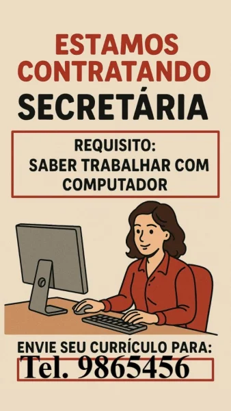 Vaga Para Secretária