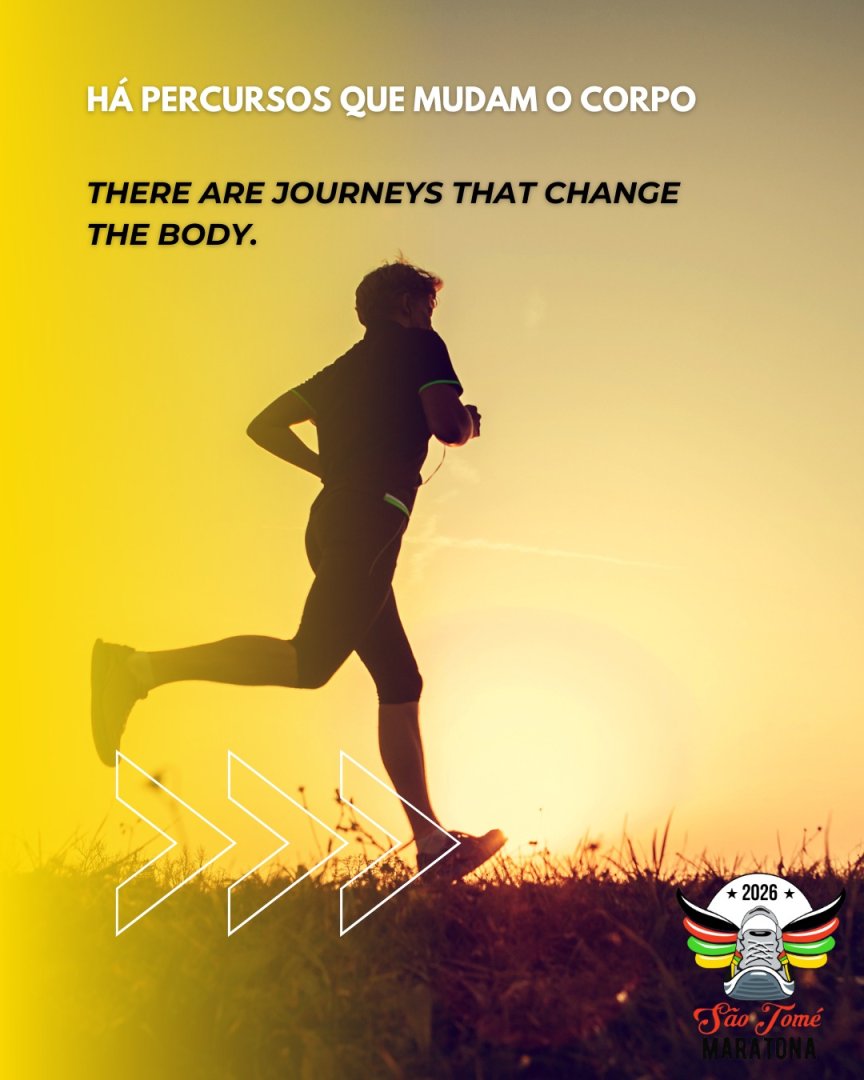 São Tomé Maratona 2026 - Corra no Centro do Mundo