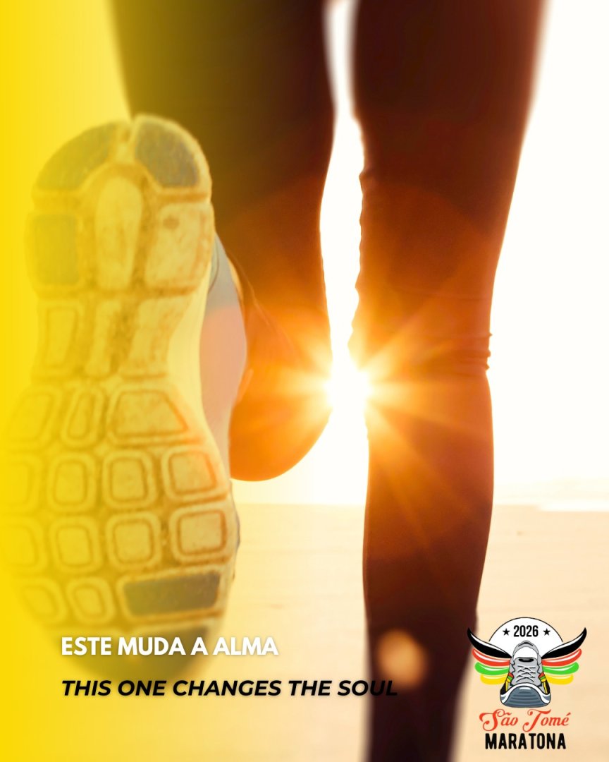 São Tomé Maratona 2026 - Corra no Centro do Mundo
