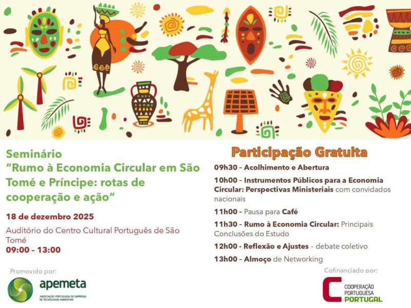 Seminário "Rumo à Economia Circular em São Tomé e Príncipe"