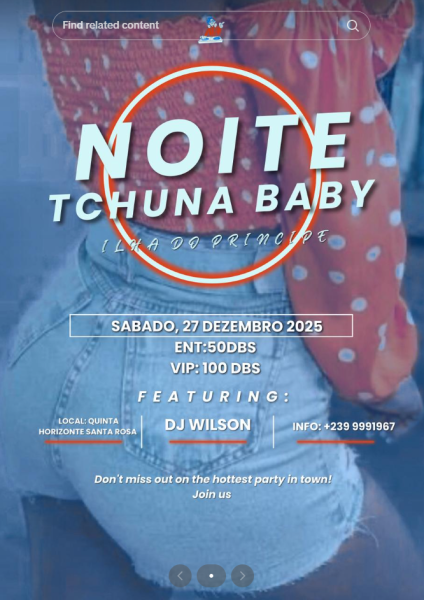 Noite Tchuna Baby – Ilha do Príncipe