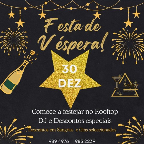 Festa de Véspera – Rooftop Restaurante Bar
