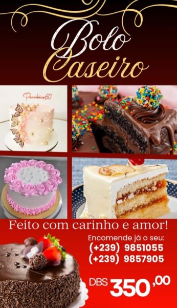 Bolos Caseiros por Encomenda