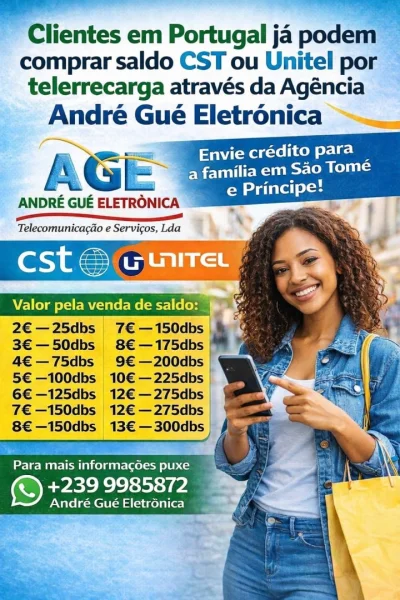 Carregamento de saldo cst / Unitel