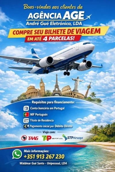 Viagem na prestação AGE